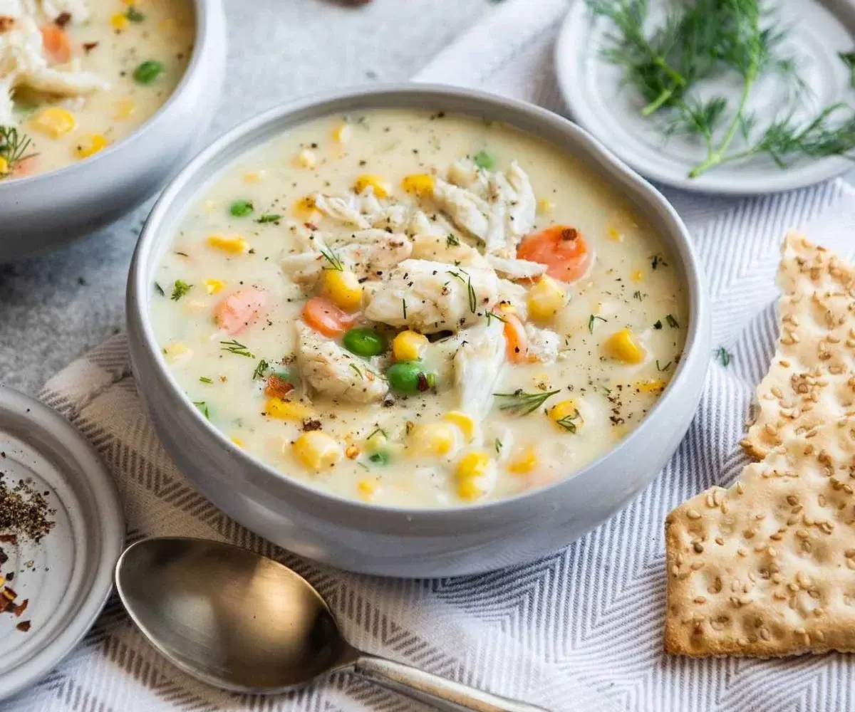 Soupe de poisson avec fromage