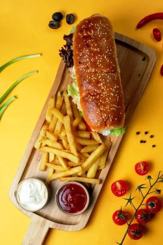 Sandwich viande hachée