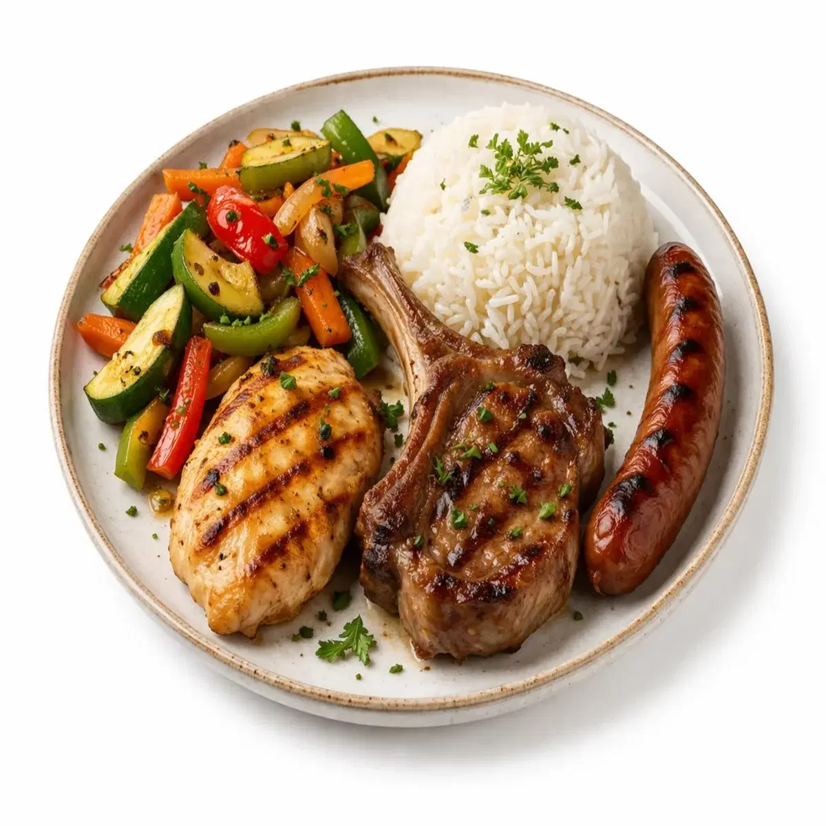 Plat mixte