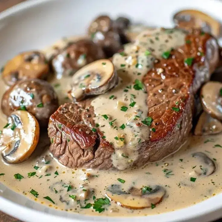 Emincé de Bœuf - Sauce Champignon