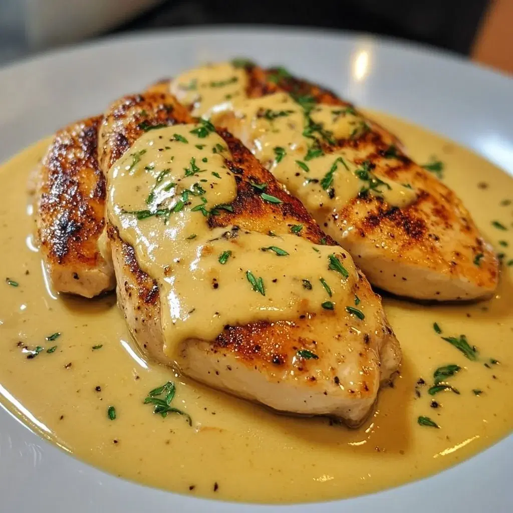 Emincé de Poulet - Crème à la Moutarde