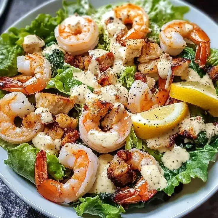 Salade Crevettes aux Fruits