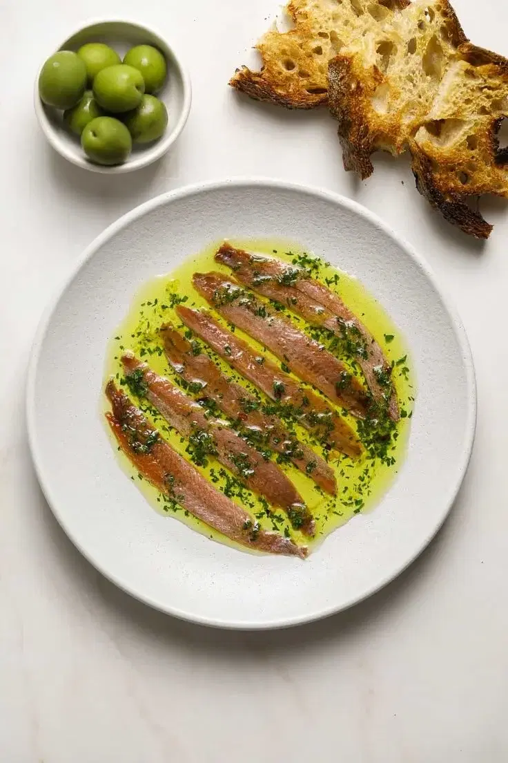 Les anchois marinés